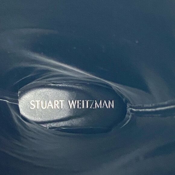 Stuart Weitzman Bold SW Logo Slouch Boots size 6.5 - Picture 10 of 14